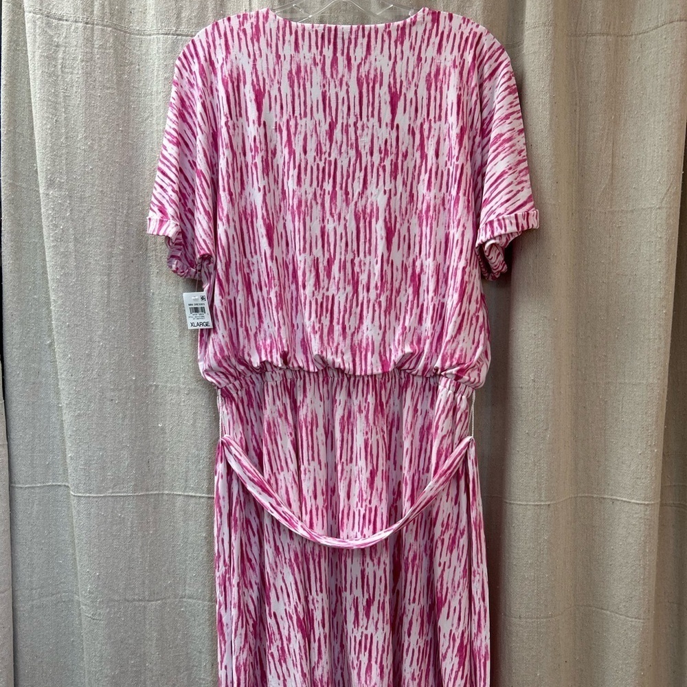 INC/ Woman’s/ NWT/ Printed V-Neck Mini Dress, Created for Macy's/ size XL - Picture 7 of 9